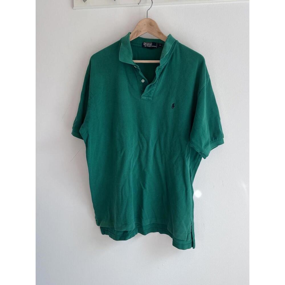 Polo Ralph Lauren Men's Green Polo Shirt sz XL